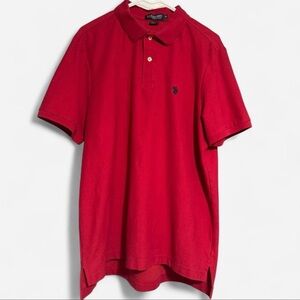 U.S. Polo Assn. Men's Bright Red Classic Polo